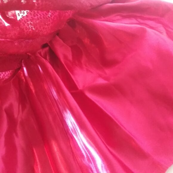 American Princess girls size 8 red sequin dress - Picture 8 of 15
